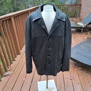 %Wilsons Leather Jacket Thinsulate Men’s Large Black M. Julian Quilted